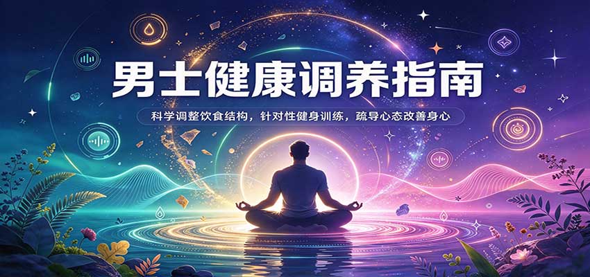 男士健康调养指南:科学调整饮食结构,针对性健身训练,疏导心态改善身心-777网创网