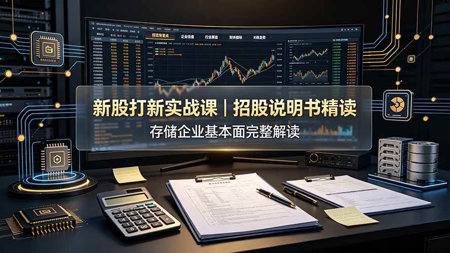 (19255期)付费文章:新股打新实战课|招股说明书精读,存储企业基本面完整解读-777网创网