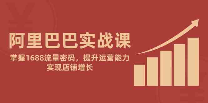 阿里巴巴实战课：掌握1688流量密码，提升运营能力，实现店铺增长-777网创网