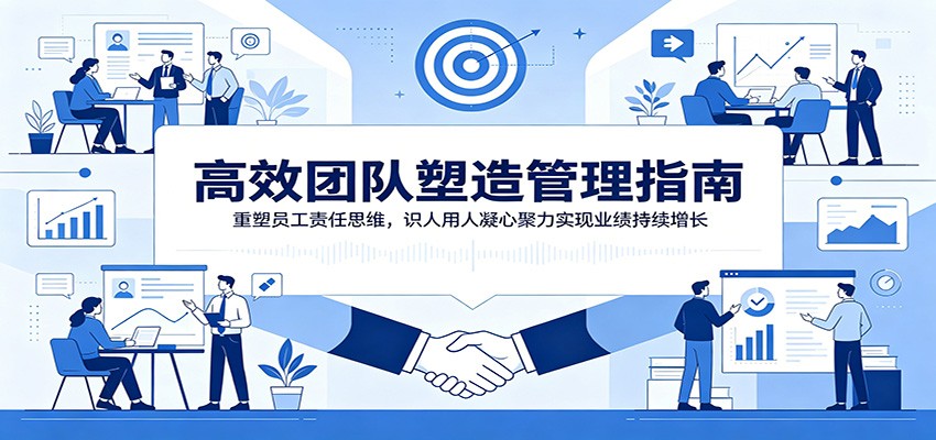 高效团队塑造管理指南:重塑员工责任思维,识人用人凝心聚力实现业绩持续增长-777网创网