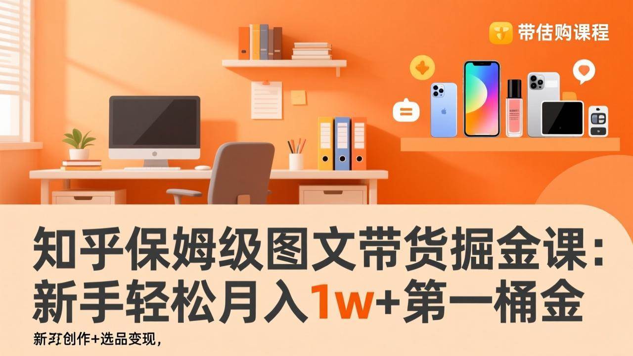 (17353期)知乎保姆级图文带货掘金课:账号打造+爆文创作+选品变现,新手轻松月入1w+第一桶金-777网创网