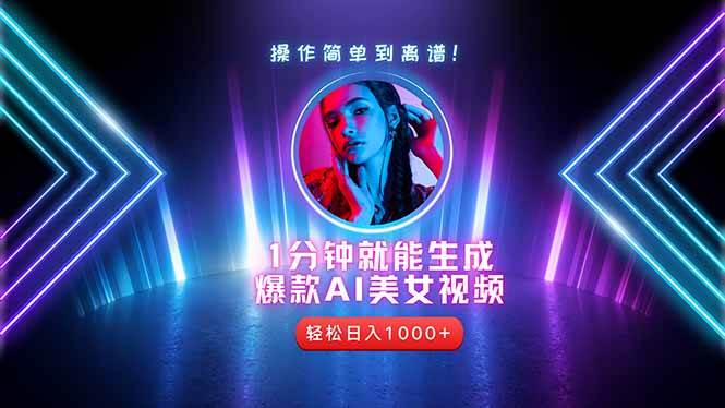 (14702期)2025年最强副业:用AI做短视频,从零开始打造爆款账号!-777网创网