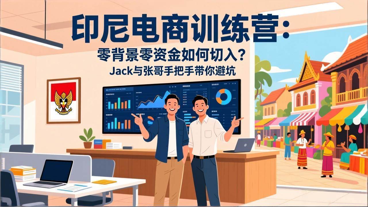 (17533期)印尼电商训练营:零背景零资金如何切入?Jack与张哥手把手带你避坑 (17533期)印尼电商训练营:零背景零资金如何切入?Jack与张哥手把手带你避坑