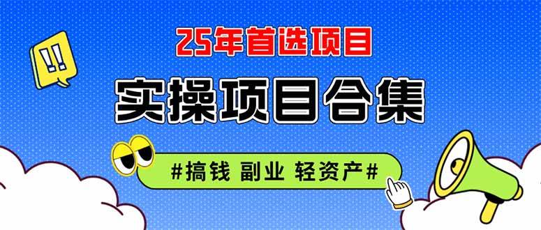 图片[1]-（14767期）2025实操项目合集 挂机类型 直播类型 轻资产创业类型 课程分享各项目介…-777网创网