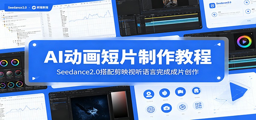 AI动画短片制作教程：Seedance2.0搭配剪映视听语言完成成片创作-777网创网