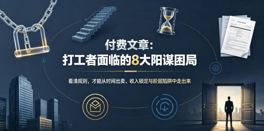 付费文章：打工者面临的8大阳谋困局-777网创网