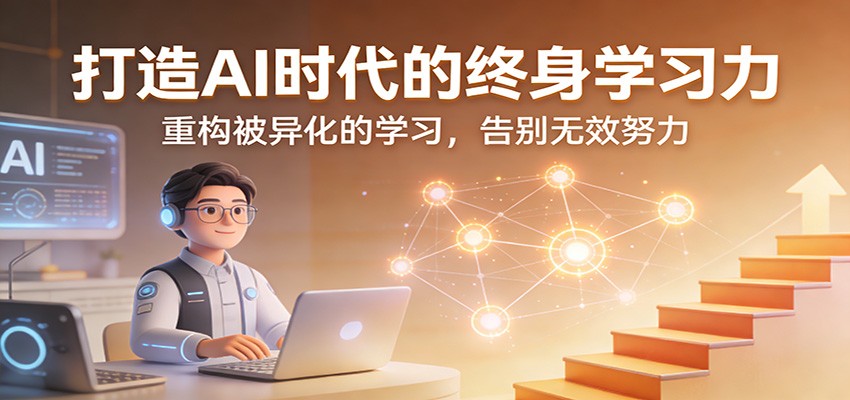 打造AI时代的终身学习力:重构被异化的学习,告别无效努力-777网创网