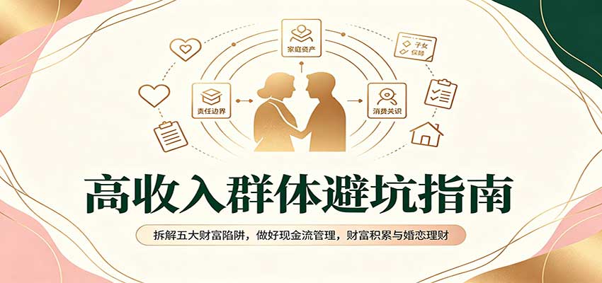 高收入群体避坑指南：拆解五大财富陷阱，做好现金流管理，财富积累与婚恋理财-777网创网