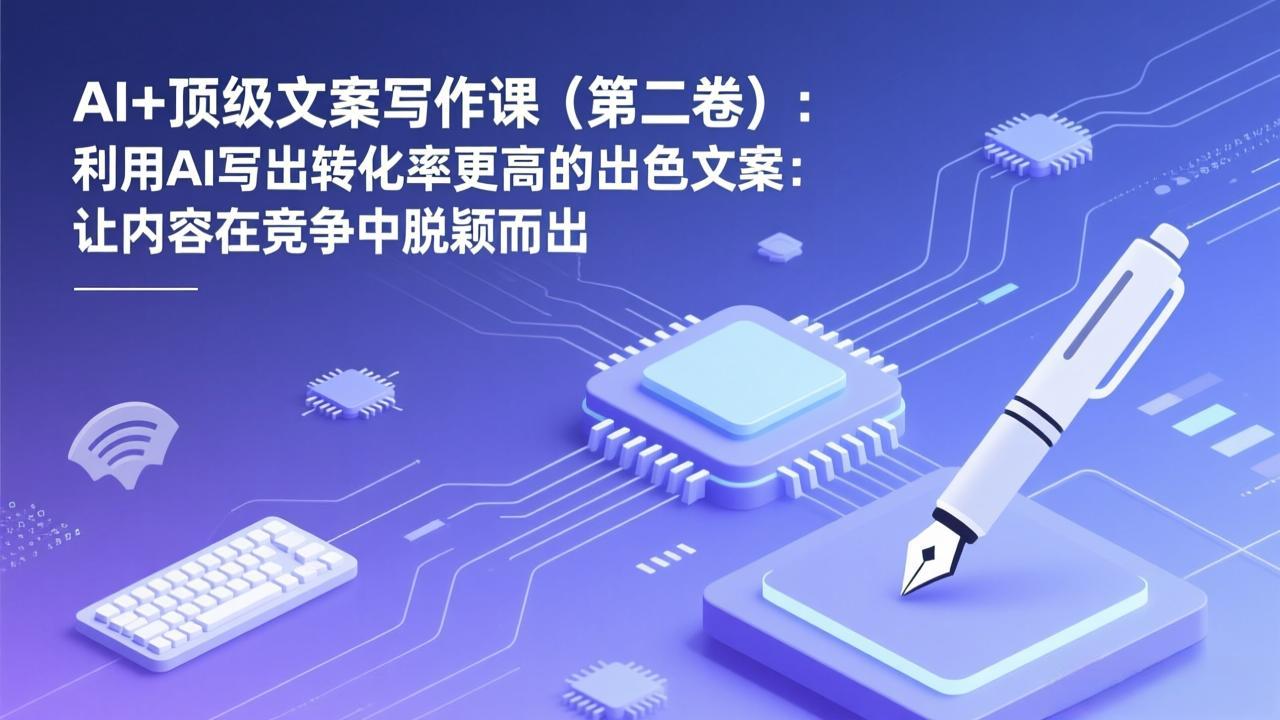 AI+顶级文案写作课(第二卷-777网创网