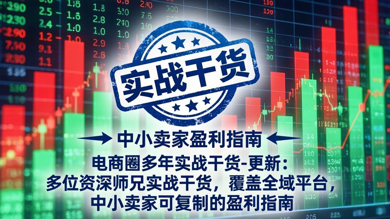 电商圈多年实战干货-更新4月:多位资深师兄实战干货,覆盖全域平台,中小卖家可复制的盈利指南-777网创网