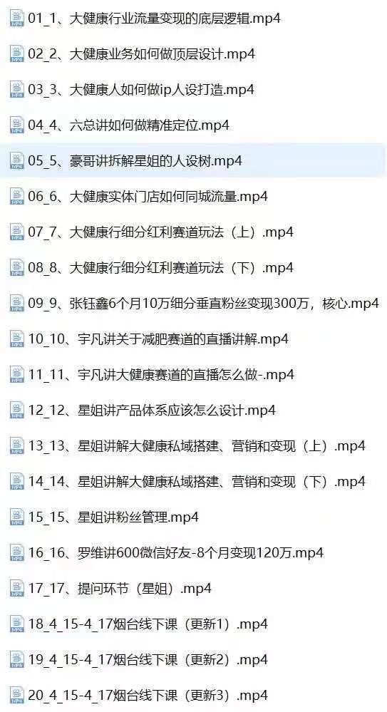 （10871期）大健康 流量 变现2.0：拓高变现 流量/成高客单/低粉高变现/只讲落地实战-777网创网