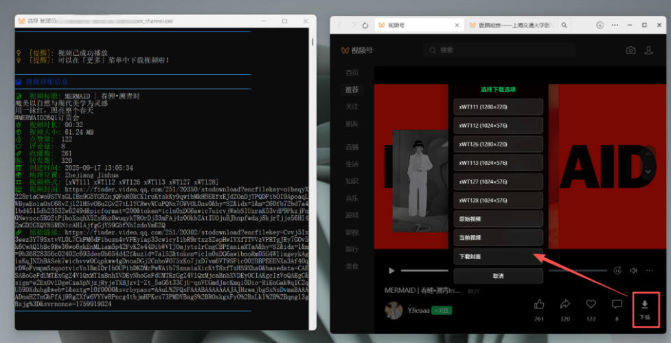 Github热门工具，视频号下载神器又来了！一键注入下载按钮，轻松下载，使用便捷wx_channel-777网创网