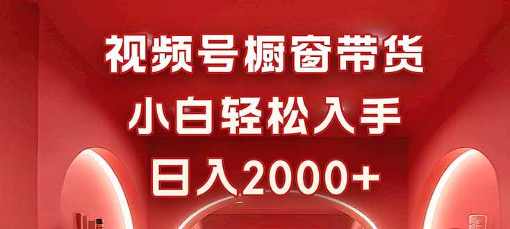 （16248期）视频号橱窗带货，小白轻松入手，日入2000+-777网创网