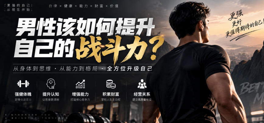 付费文章：男性该如何提升自己的战斗力？-777网创网