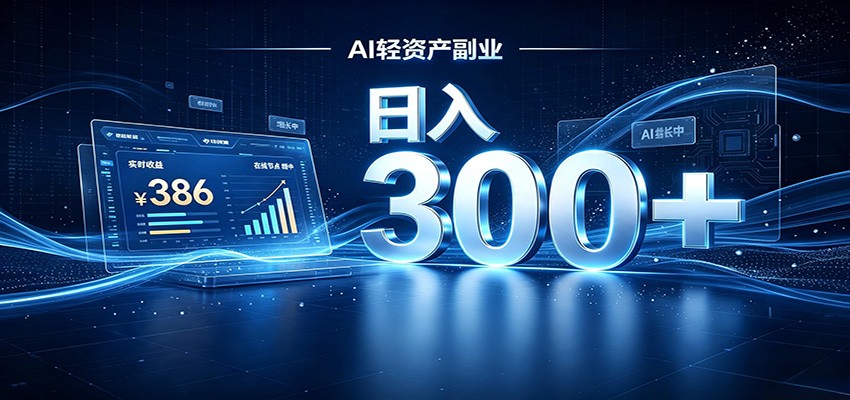 2026 AI轻资产风口，Token中转站小白可入局，日入300+-777网创网