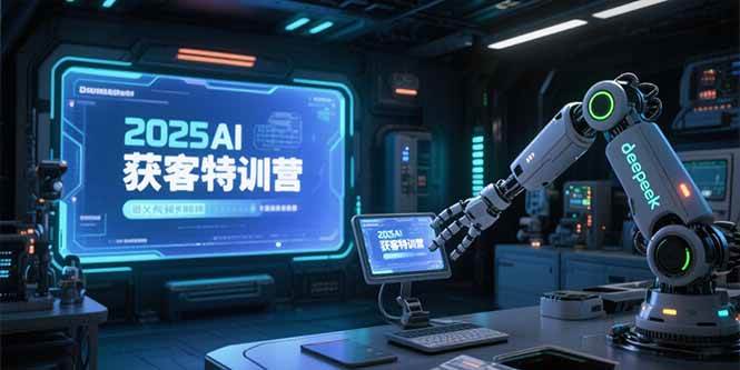 （15289期）2025AI获客特训营，AI图文视频全制作，deepseek工具实操教学-777网创网