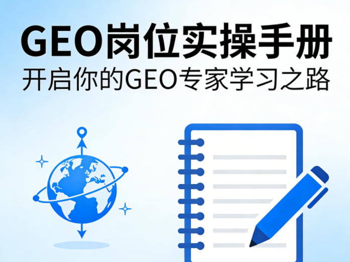 GEO岗位实操手册,开启你的GE0专家学习之路-777网创网