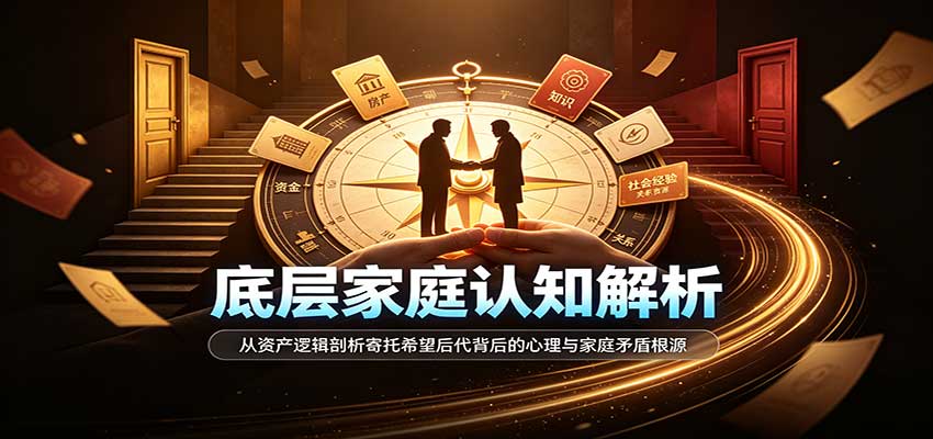 底层家庭认知解析:从资产逻辑剖析寄托希望后代背后的心理与家庭矛盾根源-777网创网