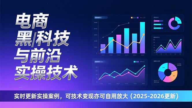 电商黑科技与前沿实操技术：实时更新实操案例，可技术变现亦可自用放大(2026更新-777网创网