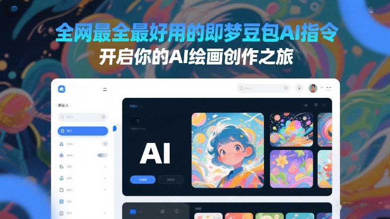 全网最全最好用的即梦豆包AI指令，开启你的AI绘画创作之旅-777网创网