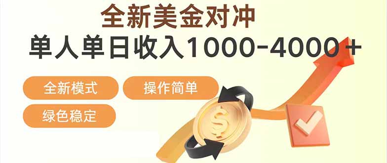 日赚1700—4000+，全新美金对冲项目，合规稳定，创业优选，可放大。-777网创网