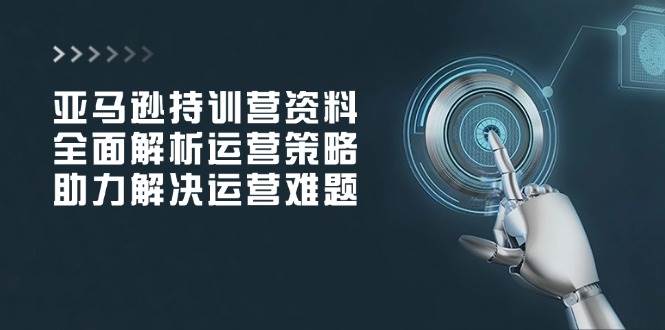 （14033期）亚马逊持训营资料，全面解析运营策略，助力解决运营难题-777网创网