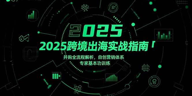 （15503期）2025跨境出海实战指南，并购全流程解析，自创营销体系，专家基本功训练-777网创网