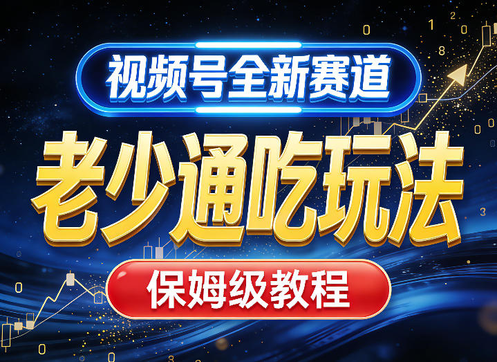 视频号全新AI赛道，老少通吃玩法，保姆级教程-777网创网