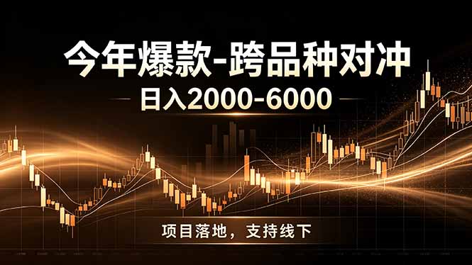 全新跨品种对冲模式上线！日稳定盈利 2000-6000，合规长久可批量放大-777网创网
