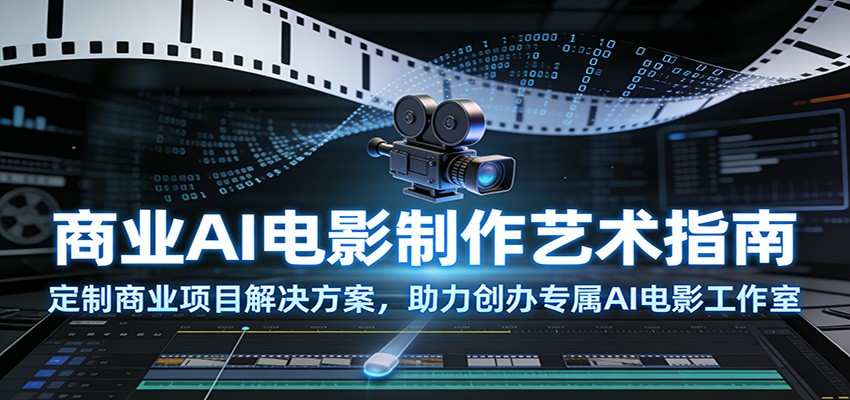 商业AI电影制作艺术指南:定制商业项目解决方案,助力创办专属AI电影工作室 商业AI电影制作艺术指南:定制商业项目解决方案,助力创办专属AI电影工作室