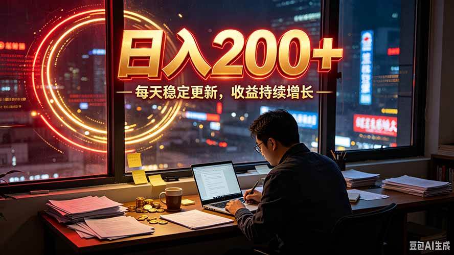 （19715期）番茄达人变现新玩法，全自动运行 每日300+-777网创网