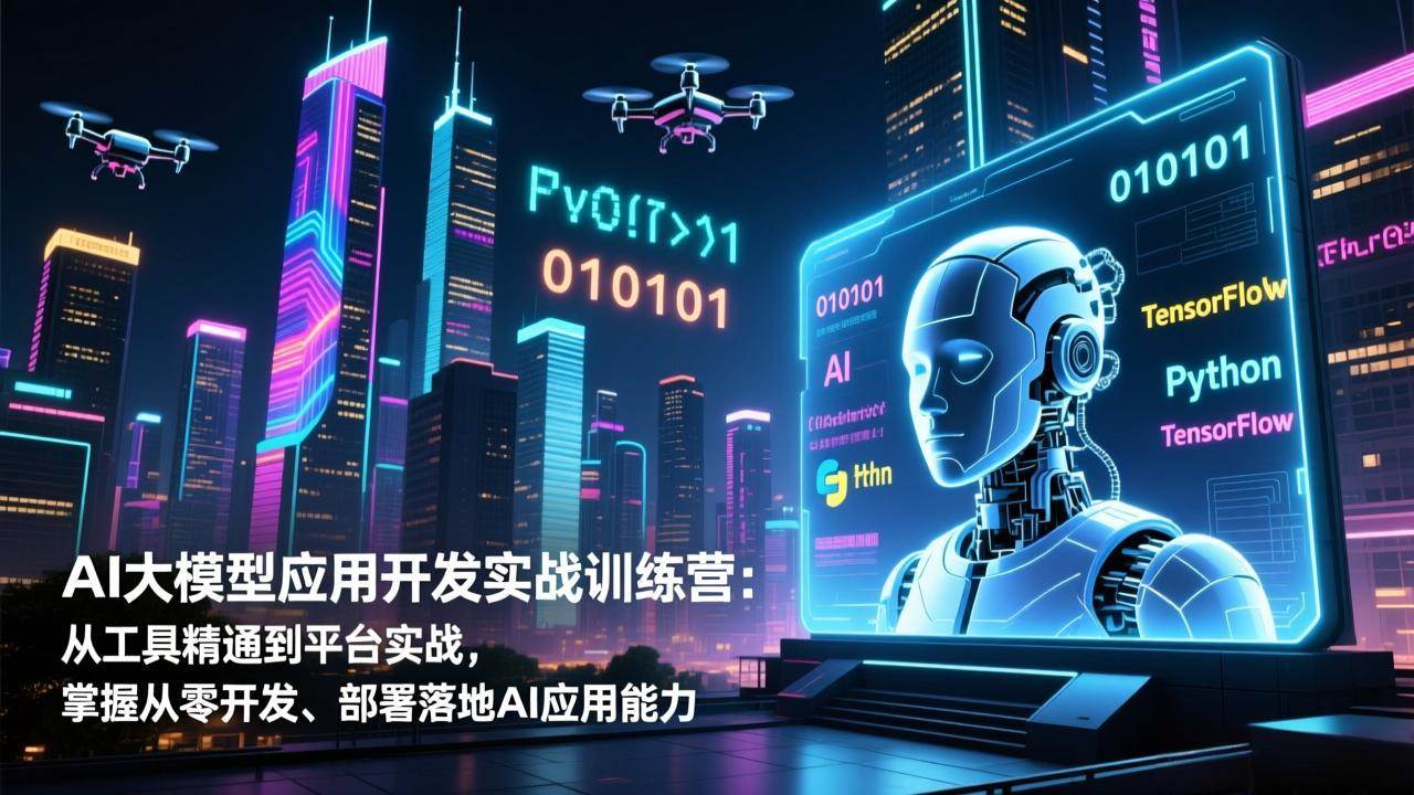 （17058期）AI大模型应用开发实战训练营：从工具精通到平台实战，掌握从零开发、部署落地AI应用能力-777网创网
