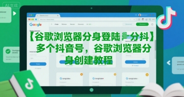 谷歌浏览器分身登陆多个抖音号，谷歌浏览器分身创建教程-777网创网