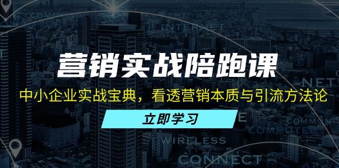 （13146期）营销实战陪跑课：中小企业实战宝典，看透营销本质与引流方法论-777网创网