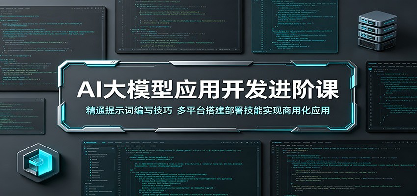 AI大模型应用开发进阶课：精通提示词编写技巧，多平台搭建部署技能实现商用化应用-777网创网