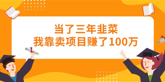 （10725期）当了三年韭菜我靠卖项目赚了100万-777网创网