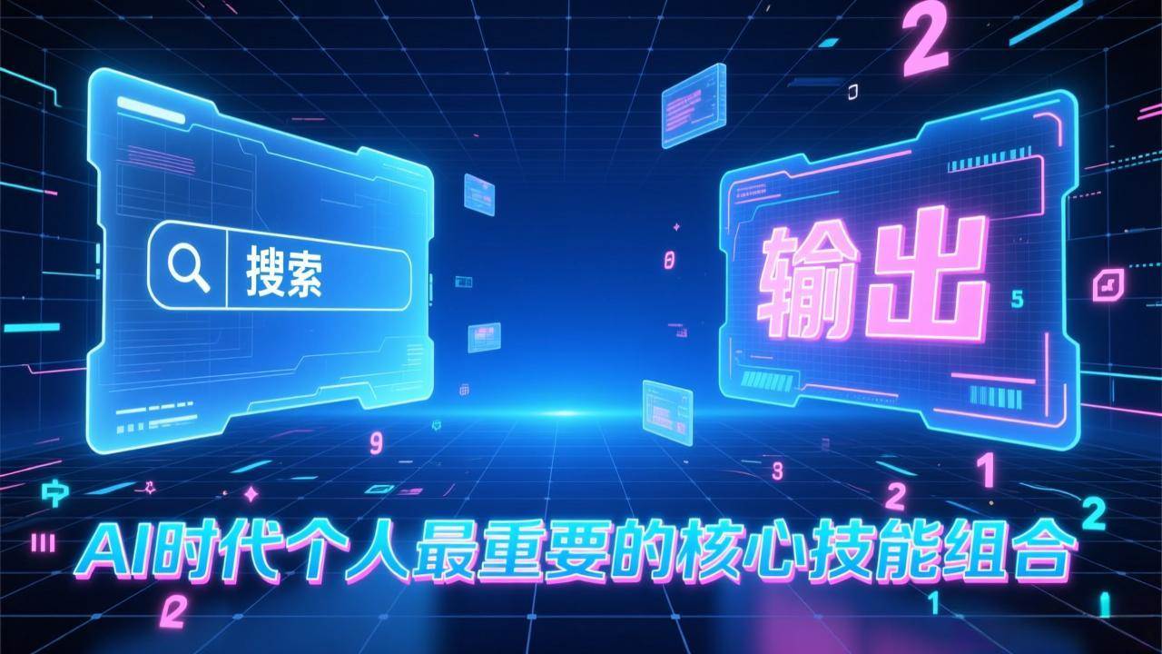 (17074期)付费文章:AI时代个人最重要的核心技能组合:“输出能力”和“搜索能力”-777网创网