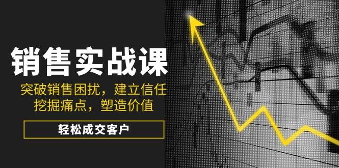（14297期）销售实战课，突破销售困扰，建立信任，挖掘痛点，塑造价值，轻松成交客户-777网创网