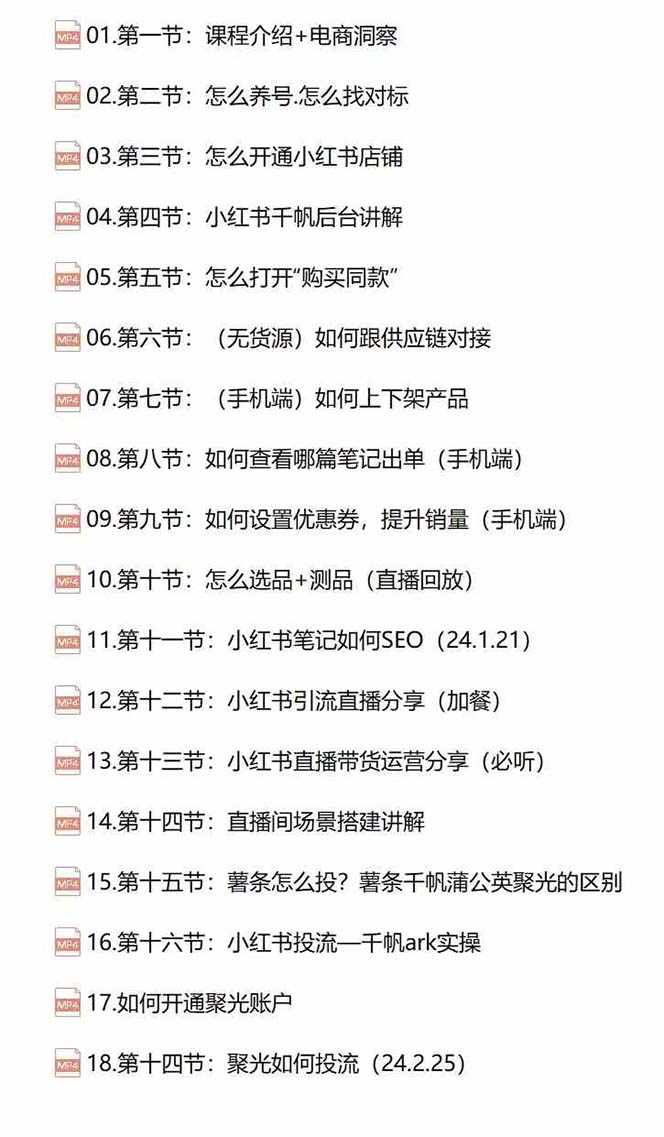 小红书快速赚钱电商特训营：用简单方式通过小红书快速变现！（55节）-777网创网