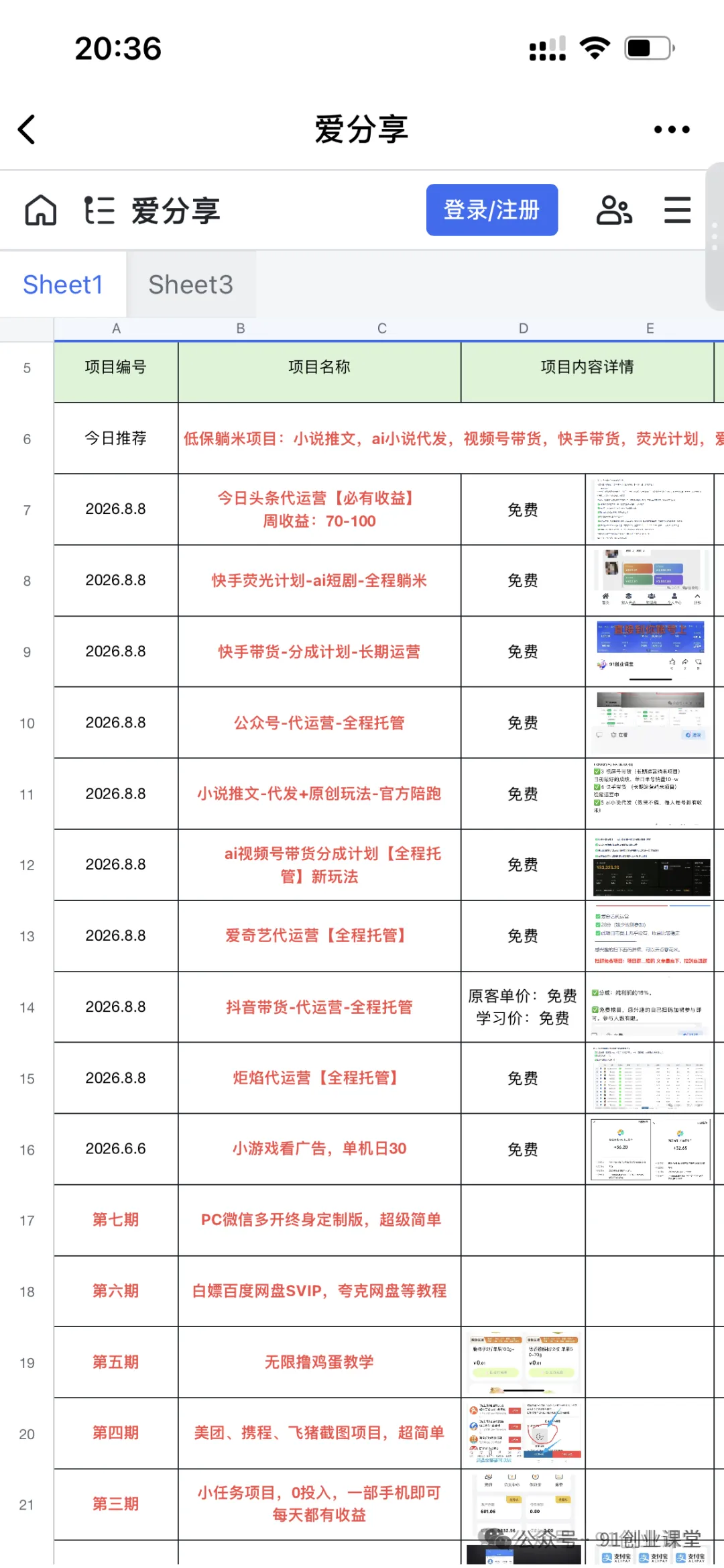 (20810期)9个必赚的小项目,无脑简单,百分百赚米的,副业首选,日收500+-777网创网