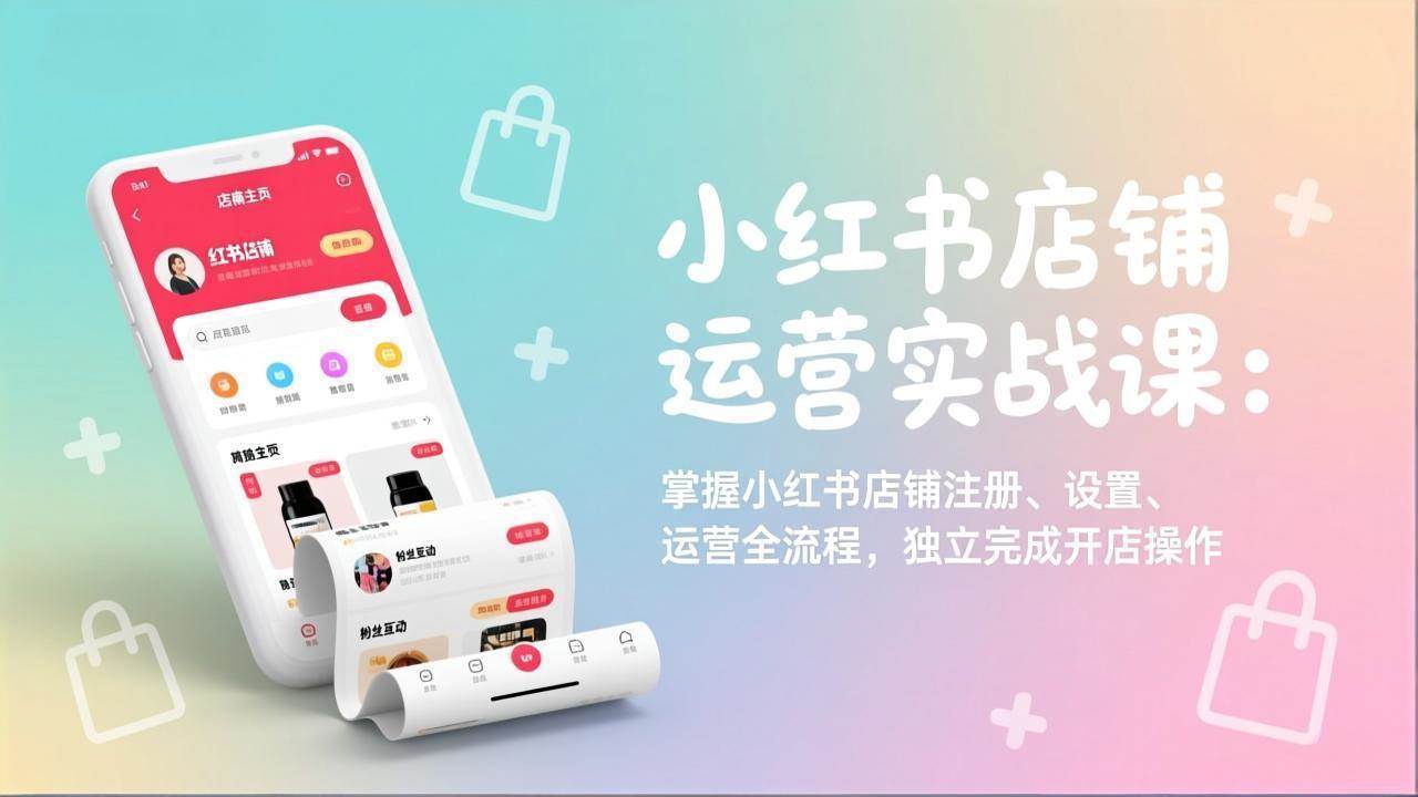 (17561期)小红书店铺运营实战课:掌握小红书店铺注册、设置、运营全流程,独立完成开店操作 (17561期)小红书店铺运营实战课:掌握小红书店铺注册、设置、运营全流程,独立完成开店操作