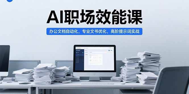 （15371期）AI职场效能课，办公文档自动化，专业文书优化，高阶提示词实战-777网创网