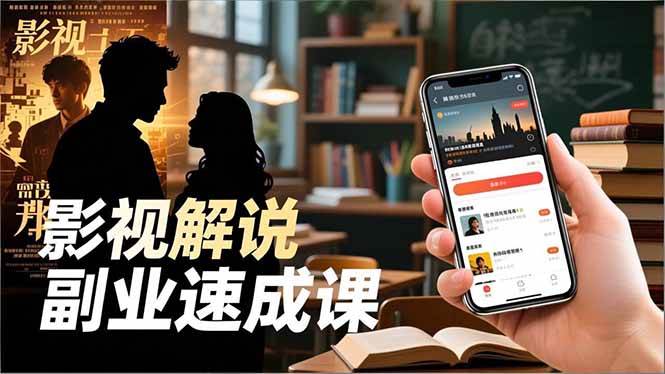 （16740期）Tk影视解说副业速成课，软件安装、全流程实操、爆款预设，新手两周变现-777网创网