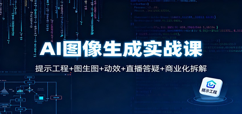 AI图像生成实战课：提示工程+图生图+动效+直播答疑+商业化拆解-777网创网