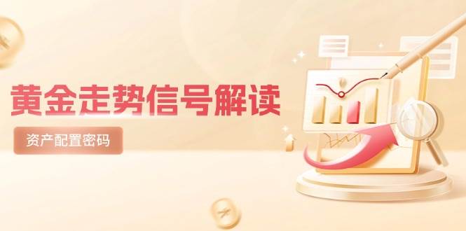 （14860期）黄金走势信号解读，避险逻辑+市场情绪，美股剧震后的资产配置密码-777网创网