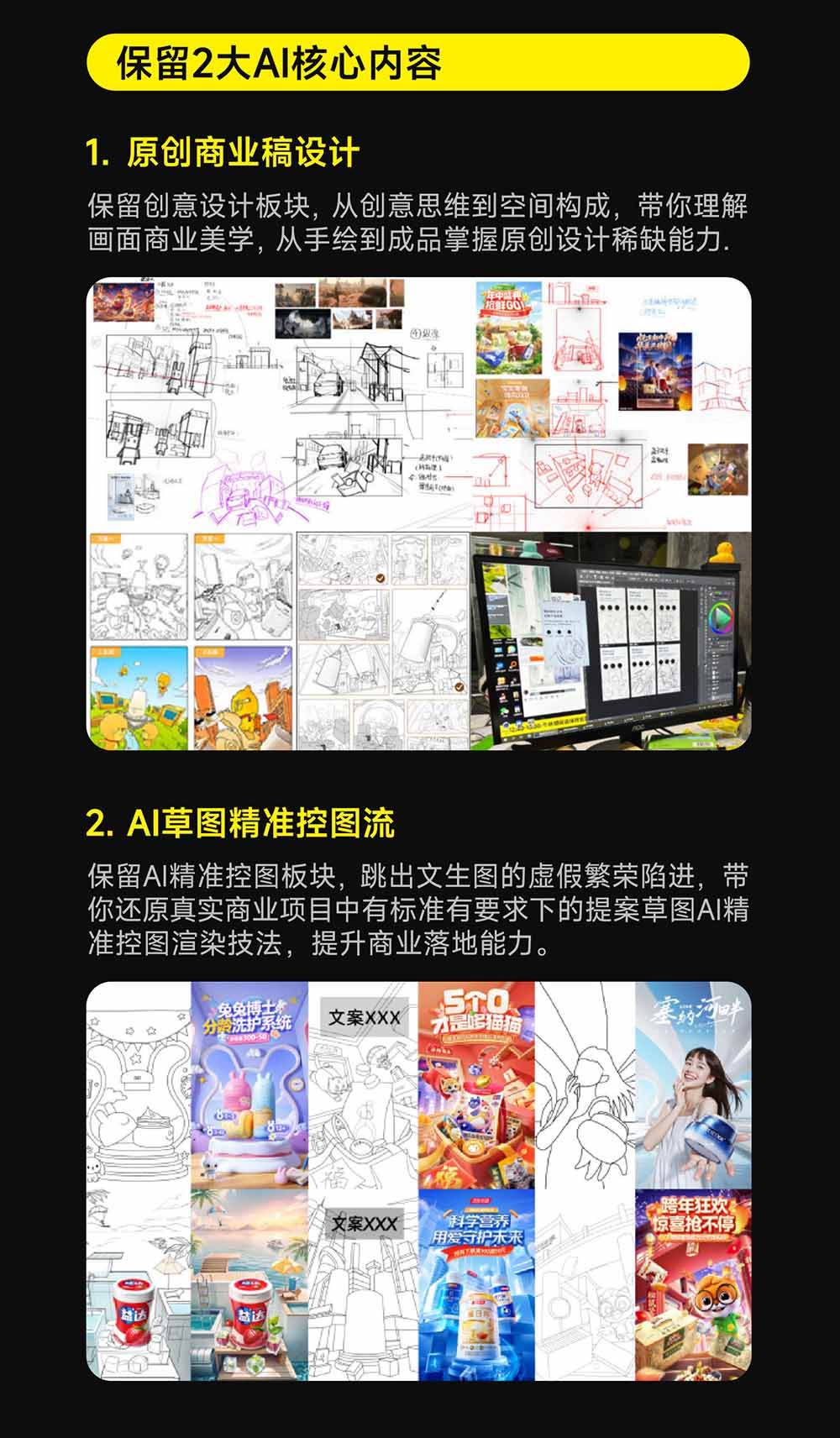 （20027期）电商视觉 AI实战训练营第55期：MJ+SD+Comfy精准控图，从商业海报到首页详情页全流程实战-777网创网