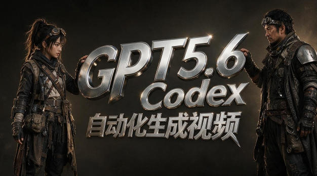 GPT5.6+Codex自动化视频生成:提示词设计×角色设定×封面海报×工作流思路,高效产出AI视频-777网创网