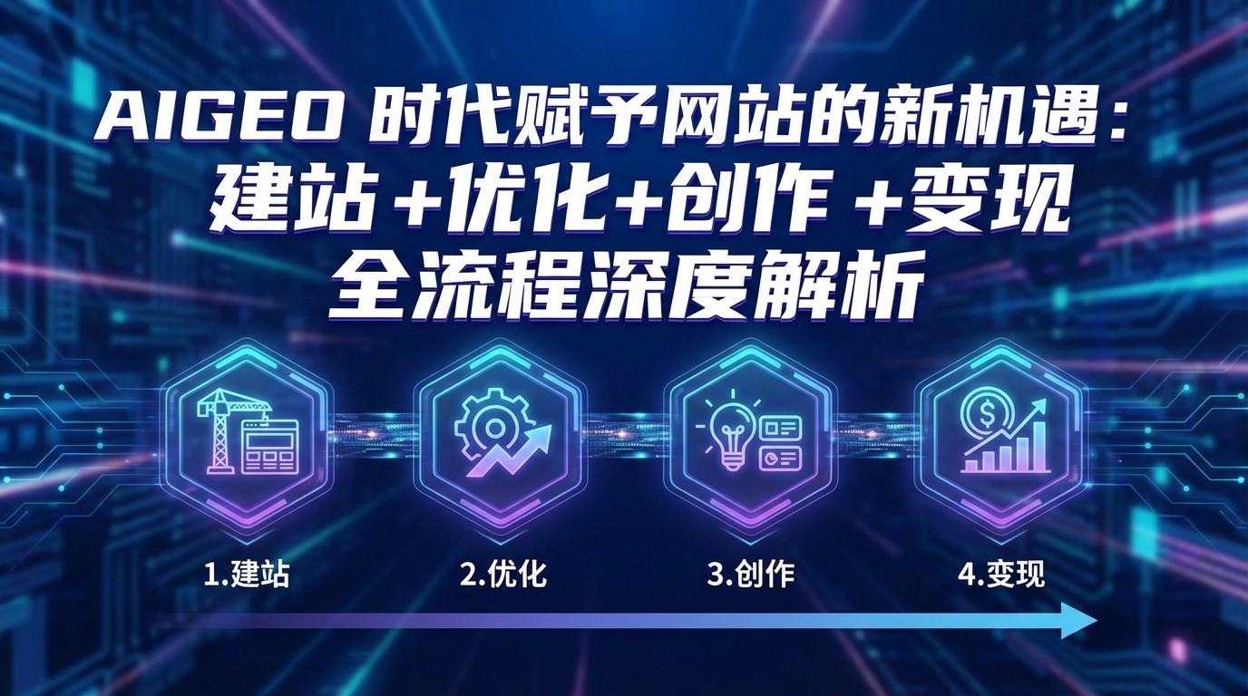 AIGEO+时代赋予网站的新机遇:建站+优化+创作+变现+全流程深度解析-777网创网