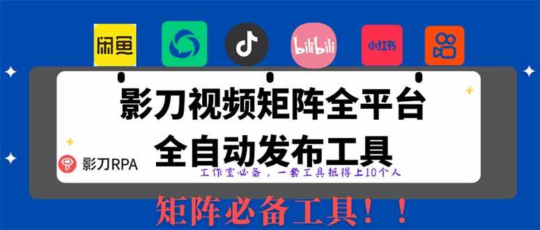 图片[1]-（14286期）全网最新无人值守全平台自动发布矩阵rpa工具，日发1000条内容-777网创网