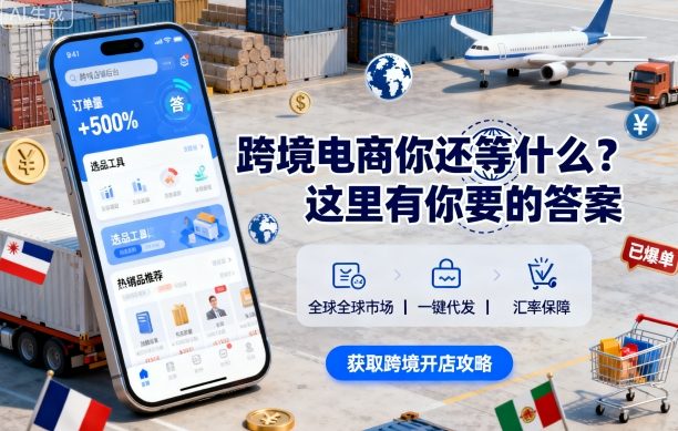 跨境电商你还等什么?这里有你要的答案【音频课】